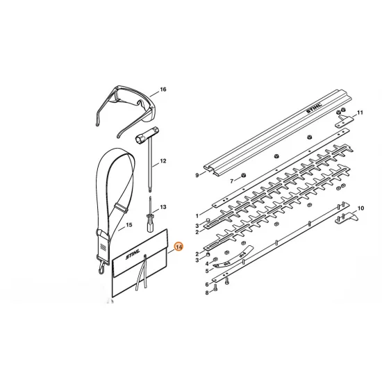 STIHL  Torba narzędziowa 0000 891 0810